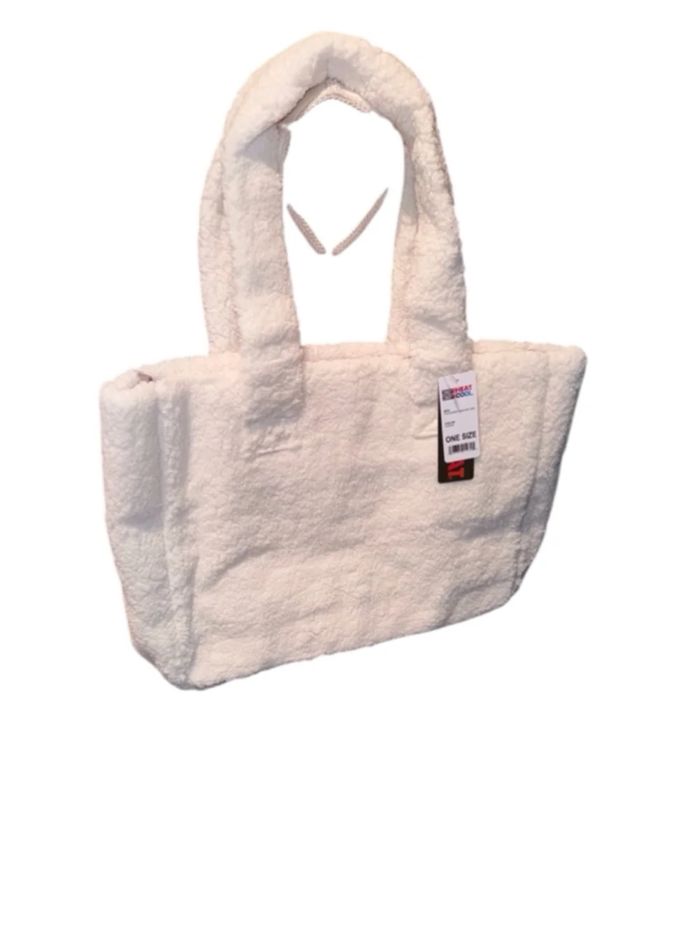 Women's Sherpa Tote Bag One Size cream